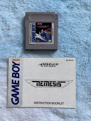 Nemesis (Nintendo Game Boy) With Manual 83717145028| eBay