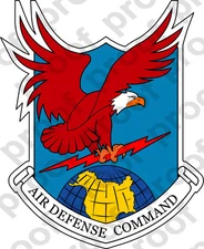 STICKER U.S. Air Defense Command Obsolete Emblem