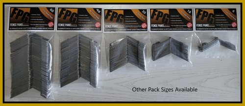Fence Panel Grips Clips Stop Fence Panels Rattling Anti Rattle 18 Pk, (3 Panels) - Picture 6 of 8