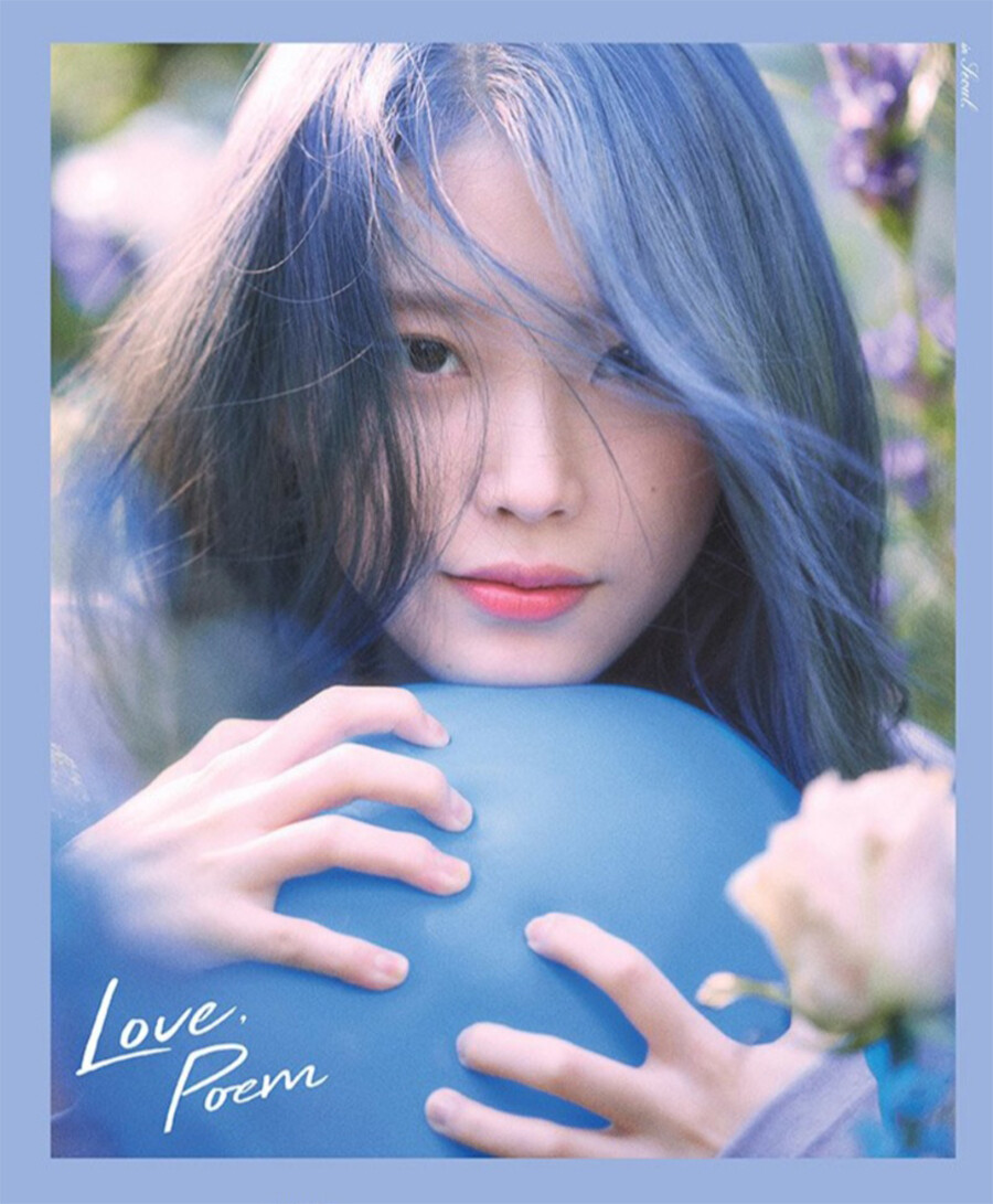 Nữ thần IU trong màu tóc Blue Gray - màu xám ánh xanh