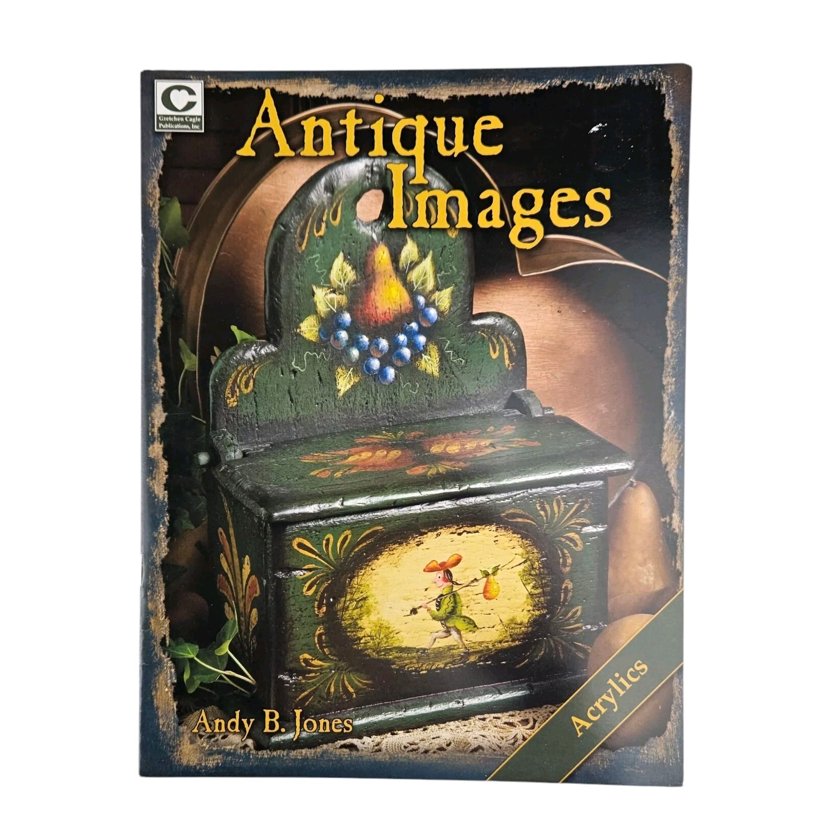 9 Vintage Tole Painting & Craft Books Folk Art Holiday Country Patterns 90s