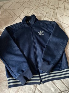 adidas denim tracksuit