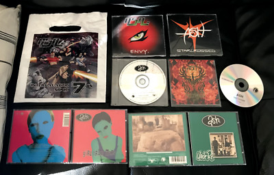 ASH 4 PROMO CD LOT CD-R ALBUM OH YEAH STARCROSSED ENVVY & 2 neue Singles MÄDCHEN MARS