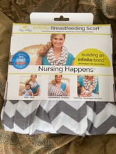 Itzy Ritzy Nursing Happens Infinity Breastfeeding Scarf, Chevron