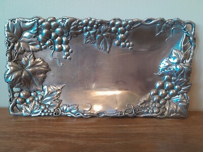Arthur Court Serving Tray Grape Pattern Approximately x 6