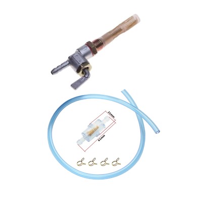 Set Benzinhahn + Filter + Schlauch + Schellen für JAWA CZ 250 350 353 559