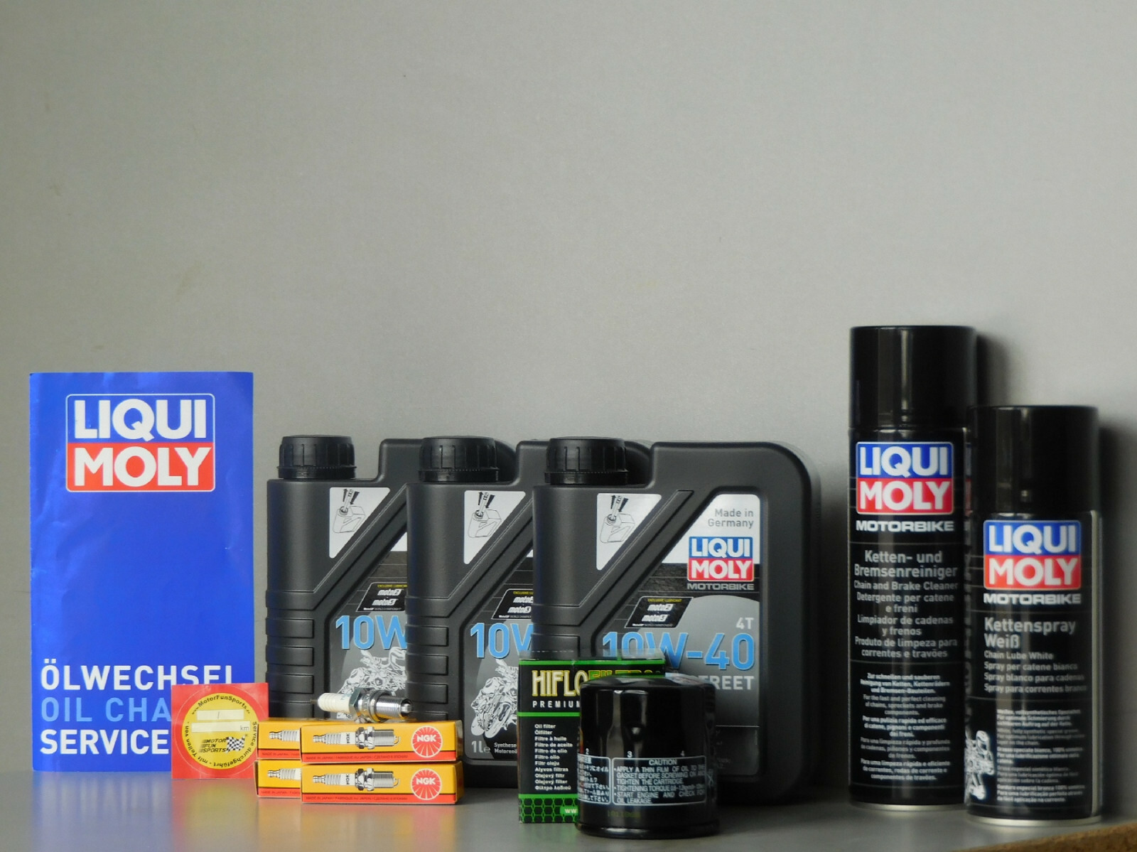 Maintenance Set Honda CBX 550, Spark Plug, Inspection
