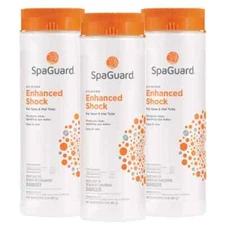SpaGuard Enhanced Shock Spas & Hot Tubs Oxidizer 2 lb - 3 Pack