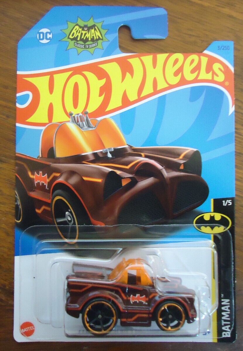 HOT WHEELS 2023 ORANGE CLASSIC TV SERIES BATMOBILE BATMAN 1