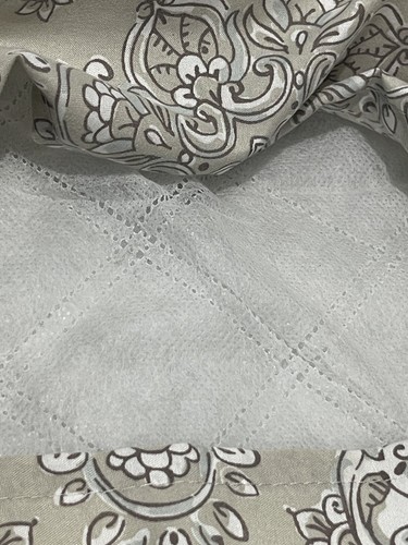 2 Quiled King Pillow Shams Cover 20 x 36 ich Multicolor Geometric Floral Paisly - Picture 8 of 12