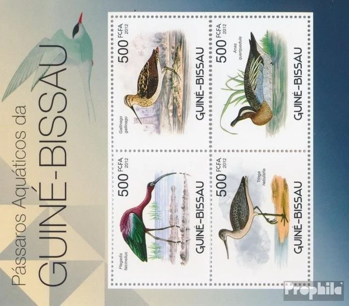 Timbres Guinée-bissau 2012 Mi 5857-5860 Feuille miniature (complète. édition) ne - Photo 1/1