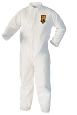 (25) KLEENGUARD A40 Disposable Coveralls • 2XL • White • Liquid & Particle Prot