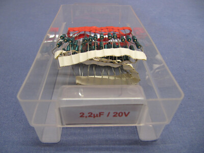 70 x Capacitor 2.2uF / 20v - Axial*