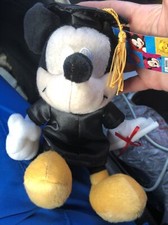 disney mickey mouse plush graduate-nwt