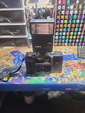 Vintage Argus 100 38mm P S 35mm Film Camera with 215 Flash and Carrying Case