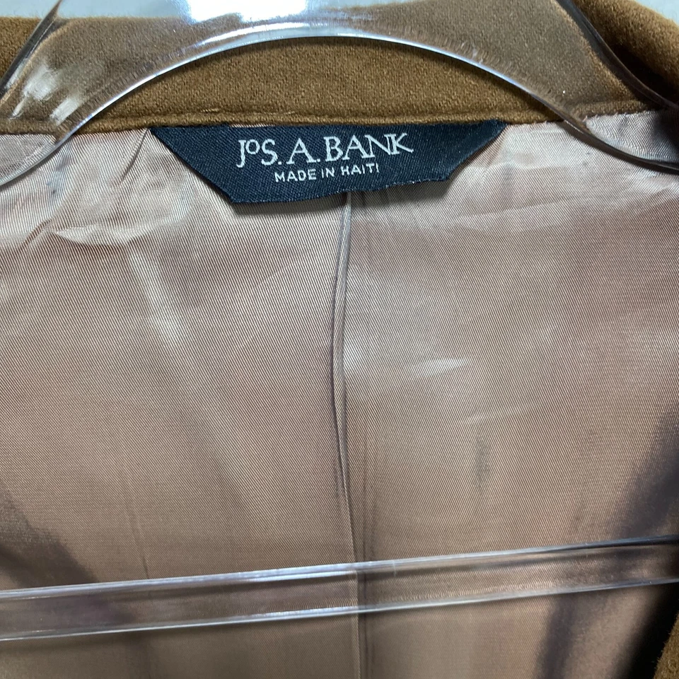 Traje deportivo JoS A Bank lana cachemir abrigo para hombre marrón tostado 46R Academia 2 botones Foto 3 de 4