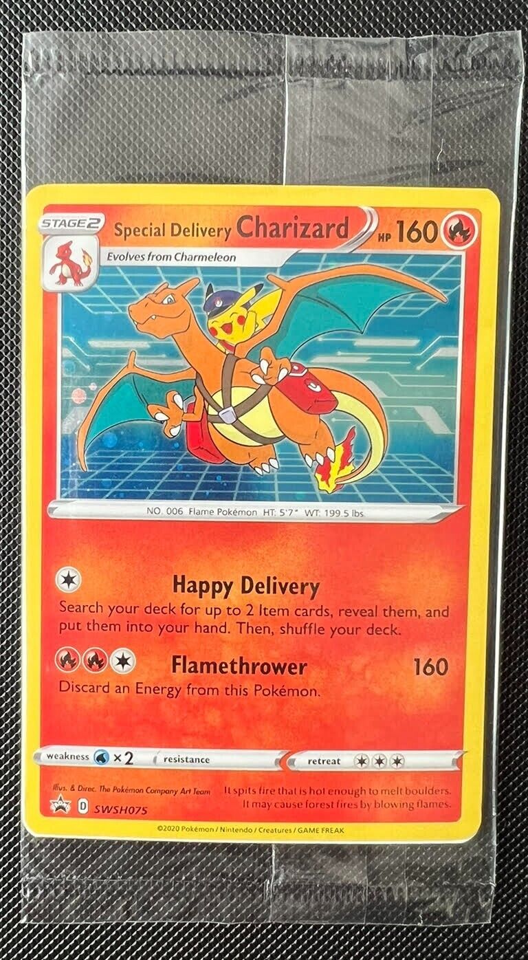 Special Delivery Charizard (SWSH075/71), Busca de Cards