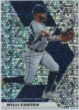 2021 Panini Mosaic Willi Castro Quick Pitch Silver Prizm Detroit Tigers #158