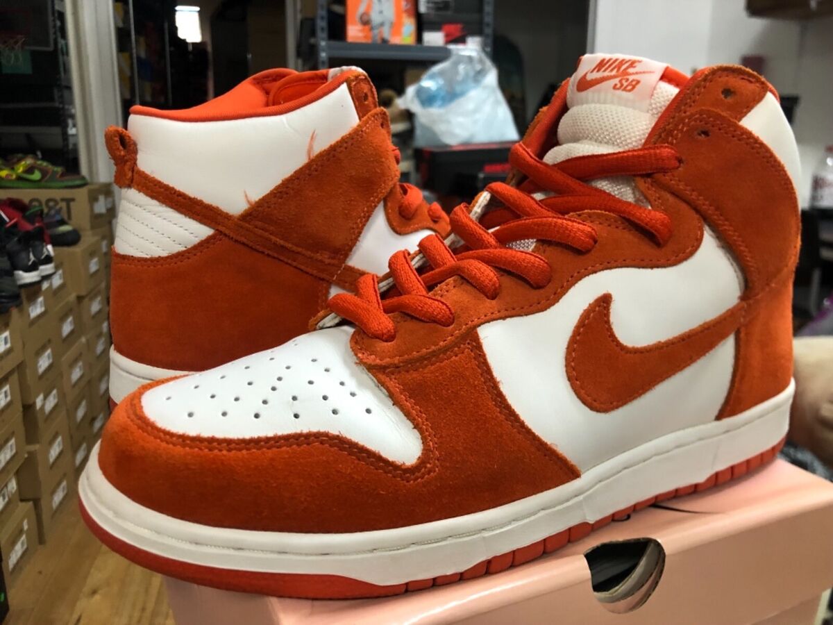 Nike Dunk High SB Syracuse Orange pro supreme huf stars Nike Dunk High SB Syracuse Orange pro supreme huf stars