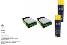 2x MANN FILTER Innenraumfilter MANNOL Klimareiniger für Toyota Aygo 1.0 1.4 HDi