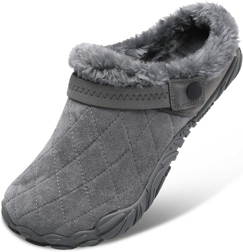 Besroad Womens Mens Furry Slides House 