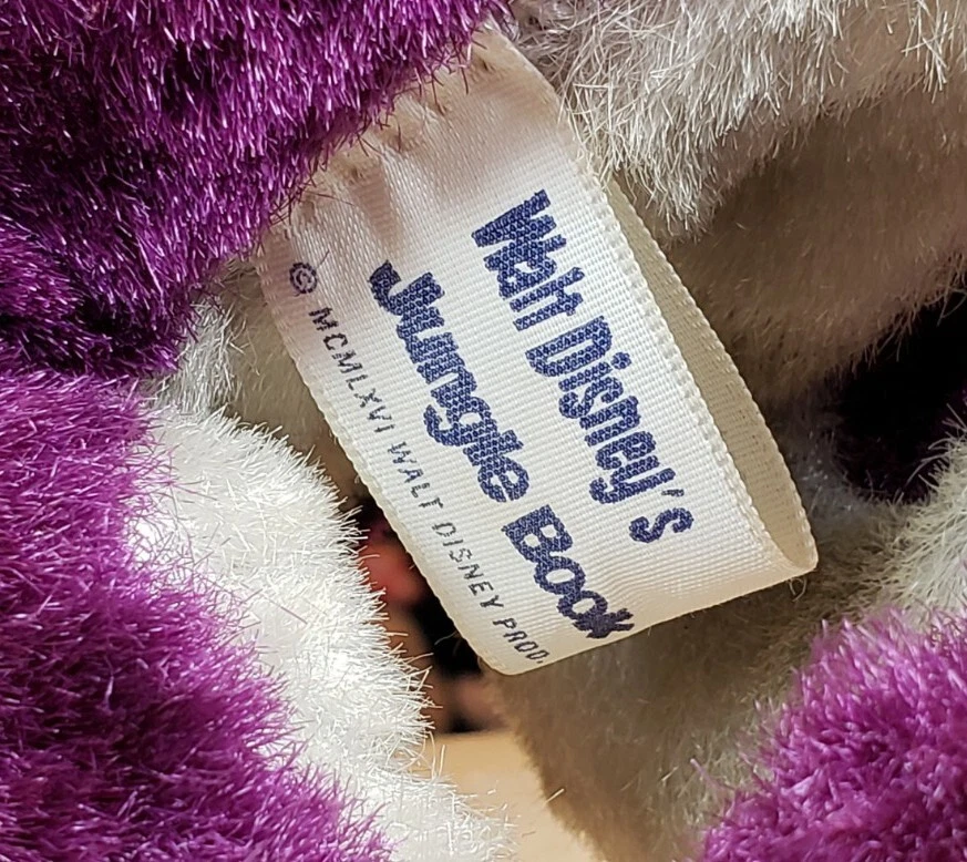 Peluche Bagheera Panther 1966 Gund Disney Jungle Book *SÚPER RARO* 🔥 De colección Foto 2 de 4