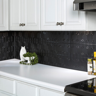 Fasade 18in x 24in Chain Backsplash Panel