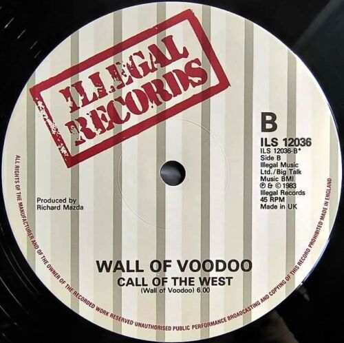 WALL OF VOODOO / MEXICAN RADIO (EXTENDED) / ILS 12036 / 1983 VINYL 12" SINGLE - Picture 6 of 13