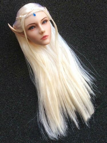 1:6 Elf Girl Emma Head Carved Model Fit 12'' TBLeague JIAOU Action Figure - Picture 1 of 6