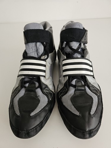 Adidas Extero 2 wrestling boots black grey men's Size UK 14 - Picture 4 of 21