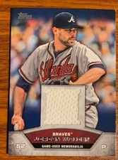2013 Topps Mini Relic #MR-JW Jordan Walden Atlanta Braves Used Free Shipping