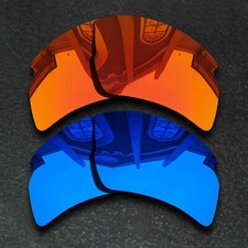 US Orange Deep Blue Polarized Replacement Lenses For-Oakley Flak 2.0 XL OO9188