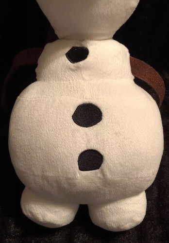 Disney Frozen OLAF Plush backpack 17”adjustable straps Small Zipper Pocket NWOT - 第 10/12 張圖片