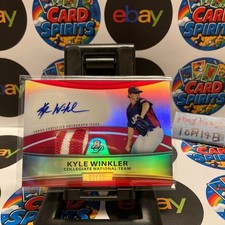 2010 Topps Bowman Platinum Kyle Winkler 07/10 Patch Relic Refractor Auto Card