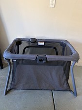 Chicco Alfa Lite Lightweight Travel Playard Portable Crib Midnight