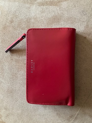 Radley Handtasche rot faltbar Leder Medium Heritage UVP 69 £ neu mit Etikett - Bild 2 von 9