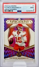 PSA 9 2024 Panini Illusions - Abracadabra Patrick Mahomes II #1