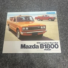 1978 Mazda B 1800 pick up truck sales catalog brochure