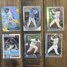 Chandler Simpson Tampa Bay Rays Rookie 6 Card Lot
