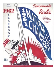 Vintage Baseball Poster Wall Art - Cincinnati Reds 1962 Yearbook