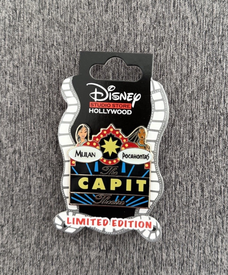 DISNEY DSF DSSH 9 PIECE PRINCESS PUZZLE MARQUEE MULAN AND POCAHONTAS ONLY LE PIN