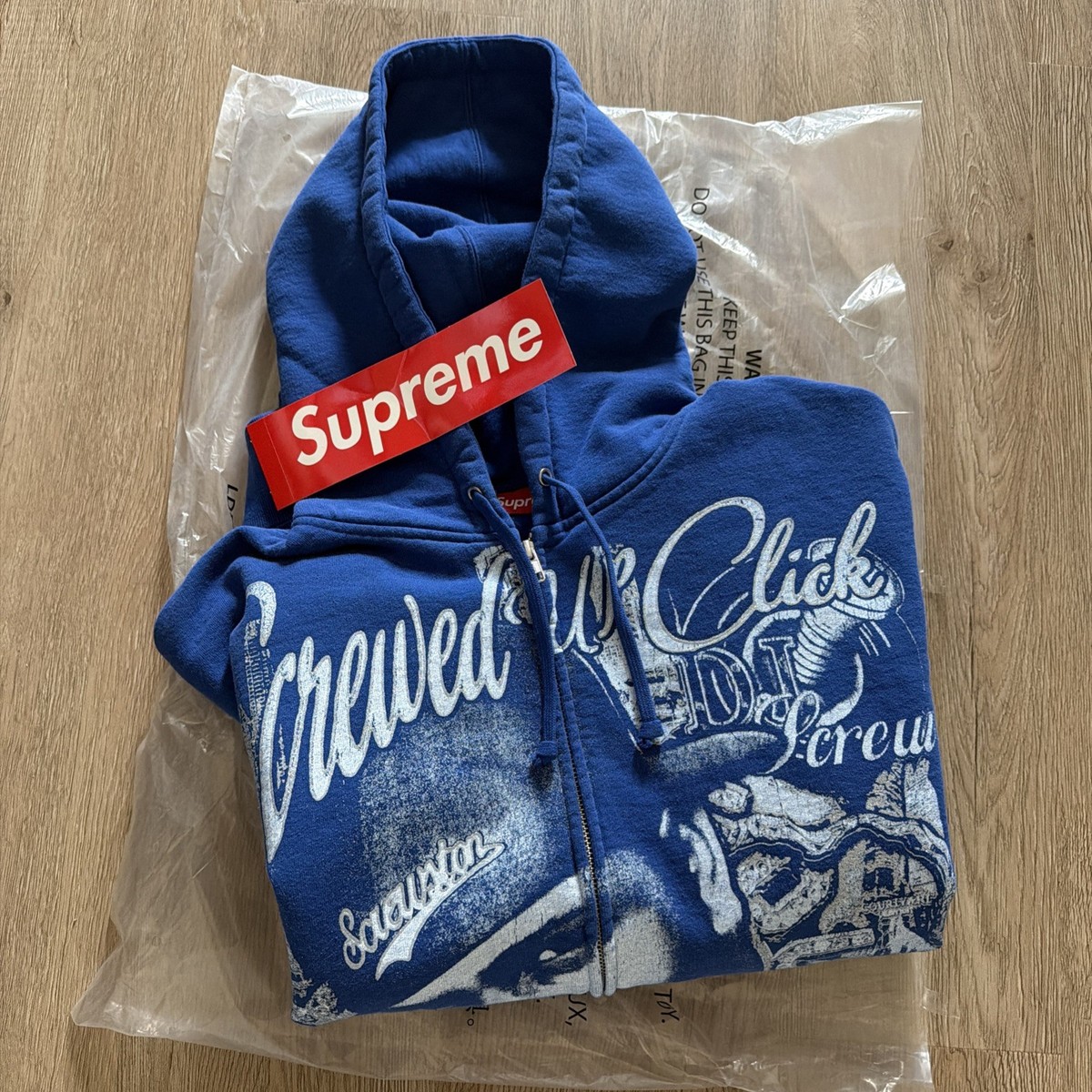 Supreme DJ Screw SS26 Size Large Hoodie - Royal Blue | eBay