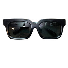 OFF WHITE OW40001U Sunglasses 68J Black Rectangle 57-19-145