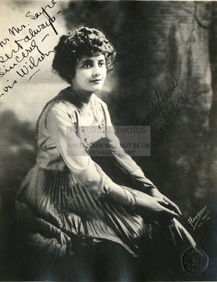 LOIS WILSON SILENT FILM ACTRESS 1910 8.5X11 PHOTO