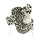 Navajo Ring Sterling Silver Saddle Vintage Size 9.25