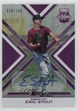 2016 Panini Elite Extra Edition Aspirations Purple 20/100 Eric Stout Auto 18yu