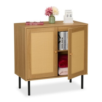 Kommode Beistellkommode Sideboard Küchenschrank Beistellschrank Rattan-Kommode 4052025504571