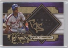 2022 Topps Five Star Golden Graphs Purple /25 Darryl Strawberry #GG-DS Auto 0c3