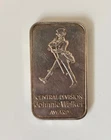 1 oz Fine .999 Silver Bar JOHNNIE WALKER Central Division Award