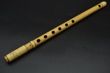 Japanese Vintage Shinobue Bamboo Side Blown Flute Instrument Length 39.0cm Japan